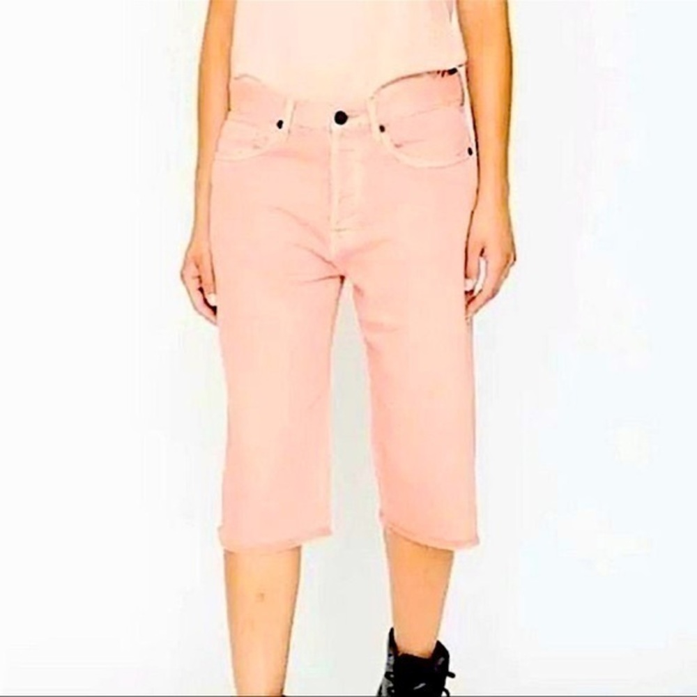 Sandrine Rose Pink Salmon Bermuda Shorts